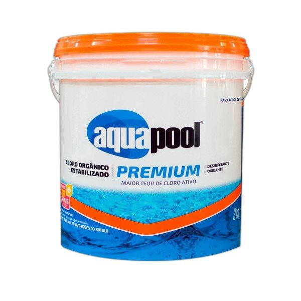 AQUAPOOL CLORO PISCINA 3KG - LimpaMaxx Icaraí