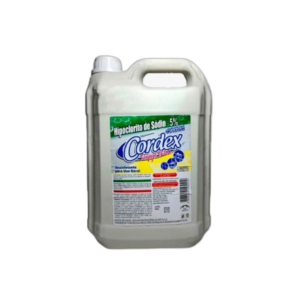 HIPOCLORITO 12% CORDEX 5L - LimpaMaxx Icaraí