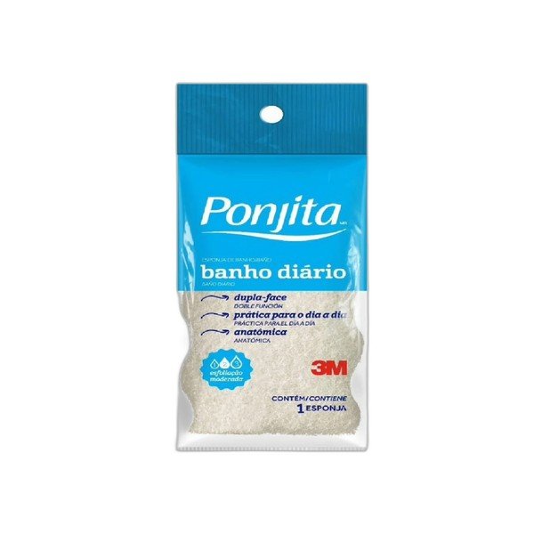 ESPONJA DE BANHO PONJITA 100% NATURAL - LimpaMaxx Icaraí