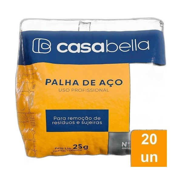 PALHA DE AÇO N º 2 - 25G - LimpaMaxx Icaraí