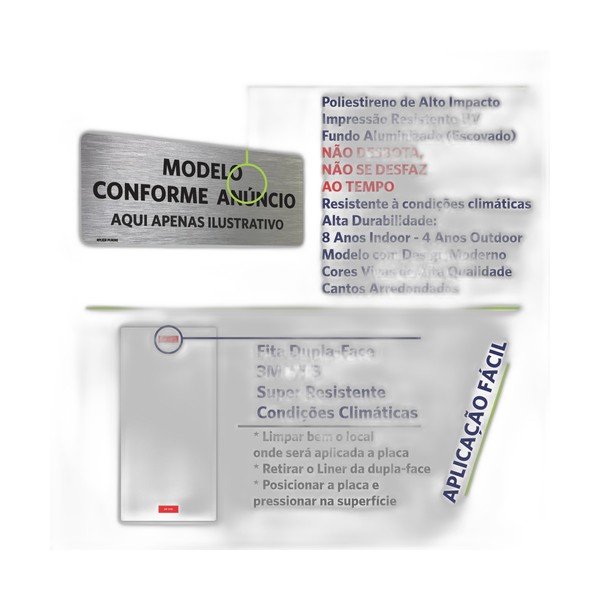 PLACA DE SINALIZAÇÃODE MANUTENÇÃO - LimpaMaxx Icaraí