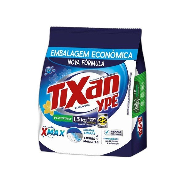 SABÃO EM PÓ PRIMAVERA - TIXAN - 1,600 KG - LimpaMaxx Icaraí