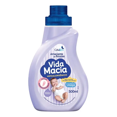 AMACIANTE DE ROUPA CONC 500ML - VIDA MACIA - LimpaMaxx Icaraí