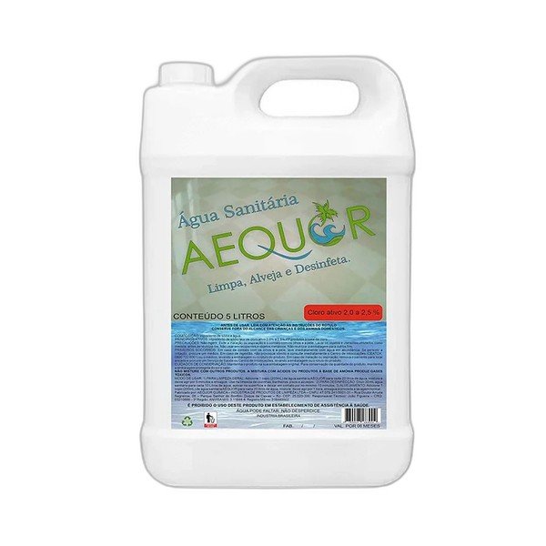AGUA SANITARIA 5L AEQUOR - LimpaMaxx Icaraí