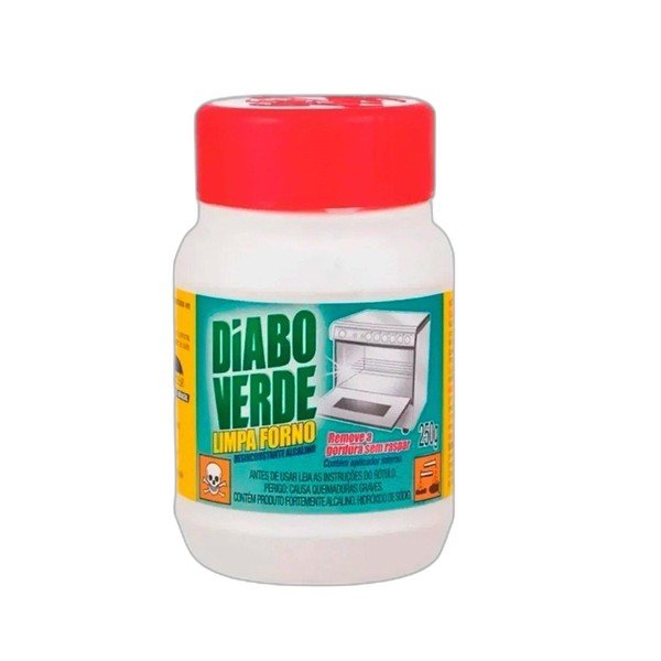 LIMPA FORNO DIABO VERDE 250 GR - LimpaMaxx Icaraí